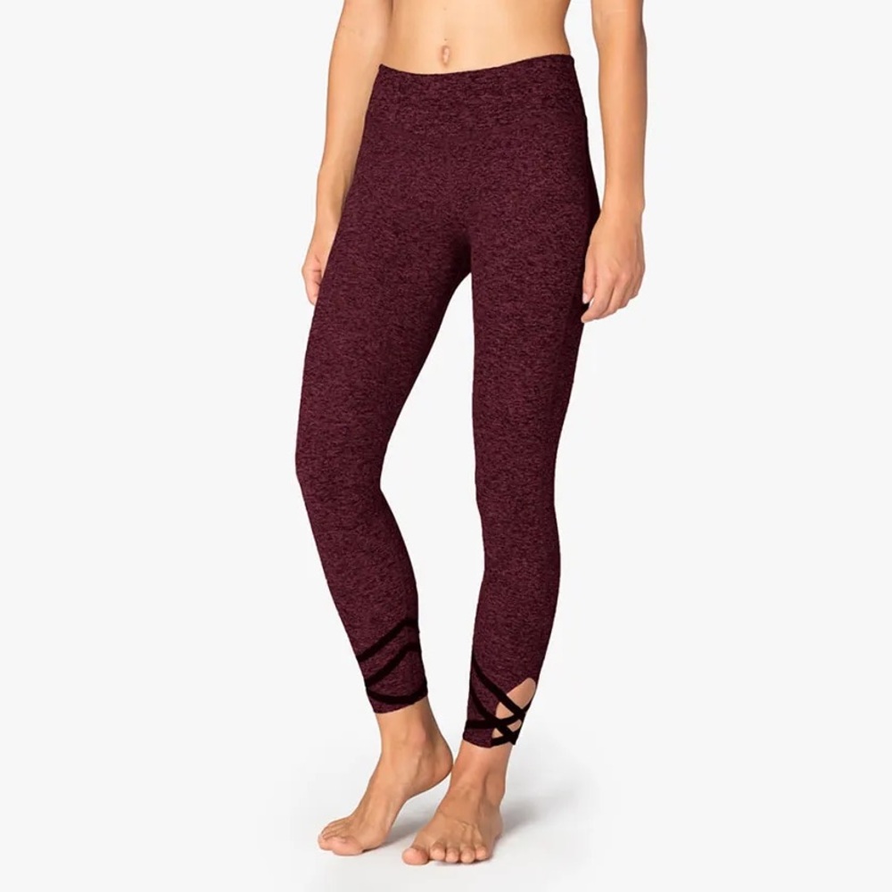 Beyond Yoga Burgundy Leggings